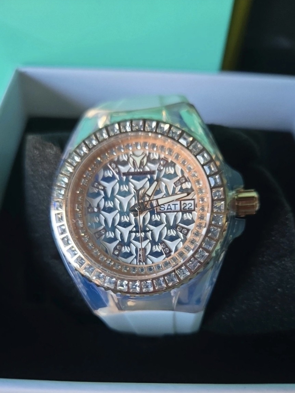 TM-121173 TechnoMarine Cruise Swiss Ronda 40mm White Womens Watch